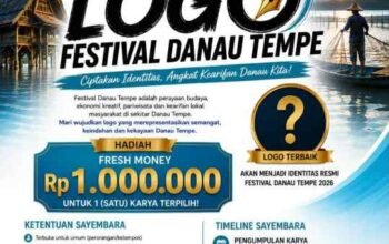 Kesempatan untuk Warga, Sayembara Logo Festival Danau Tempe 2026 Berhadiah Rp1 Juta