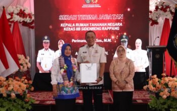 Kepala Rutan Sidrap Berganti, Pemkab Terus ki Perkuat Kolaborasi