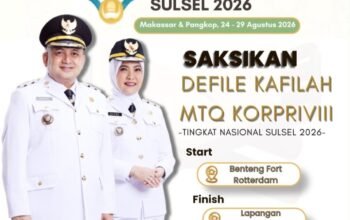 Tawwa, Kota Makassar Siap Sambut 1.600 Lebih Kafilah MTQ VIII KORPRI Nasional 2026