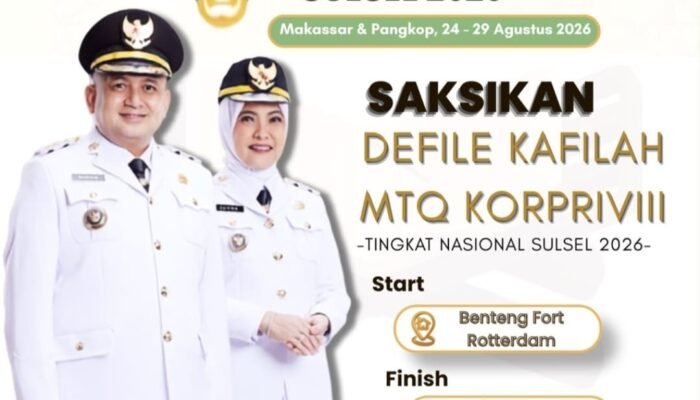 Tawwa, Kota Makassar Siap Sambut 1.600 Lebih Kafilah MTQ VIII KORPRI Nasional 2026