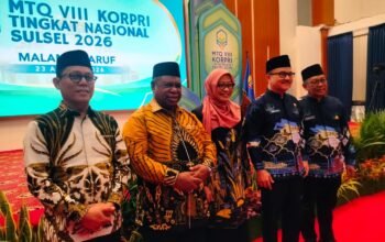 Hadiri ki Malam Ta’aruf MTQ KORPRI Nasional, Sekda Sulbar: Ajang Silaturahmi dan Persatuan