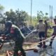 Gercep ki Tauwwa Polsek Bontobahari, TNI dan Damkar Cepat ki Padamkan Api di Benjala