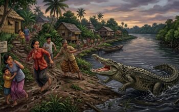 BPBD Mamuju Tengah Imbau Warga Waspadai ki Ancaman Buaya di Sepanjang Sungai