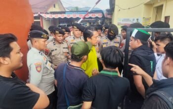 Polda Sulbar Kawal Penyampaian Aspirasi secara Humanis, Situasi Kota Mamuju Tetap Aman dan Kondusif