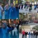 Camat bersama Ketua TP-PKK Kecamatan Tamalate Lakukan ki Senam Pagi Bersama