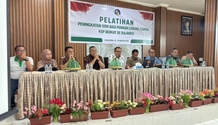 Hebat Mentongngi Tauwwa KSP Berkat Bulukumba Gelar ki Pelatihan Peningkatan SDM bagi Penagih Cabang dan Capem se-Sulawesi
