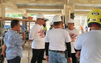 Pantau Progres Pembangunan Kantor Sat PJR di Lengke, Kapolda Sulbar Tekankanki Kualitas Bangunan dan Fasilitas Penunjang