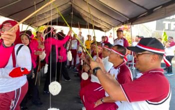Kapolda Sulbar Bersama seluruh personel Lepas Penat, Seru-seruan ki Lomba Rakyat Warnai Kemerdekaan