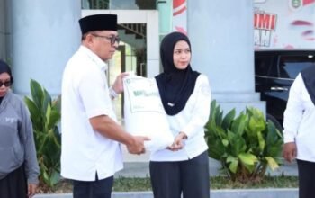 Pemkab Mateng Salurkan ki 396 Ton Beras Bapanas untuk 13.201 Warga, Topoyo Jadi yang Pertama
