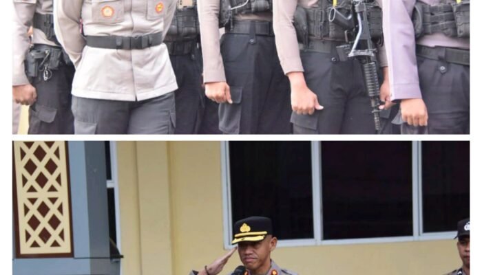 Engkanie, Kapolres Bone Pimpin Apel Perdana Tekankan Personil Berikan Pelayanan Terbaik