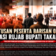 Ratusan Peserta Barisan Obor Hiasi ki Rujab Bupati Takalar