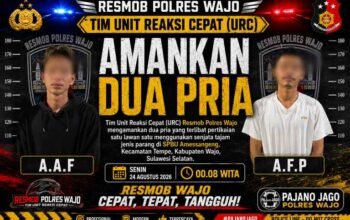 Duel Parang di SPBU Amessangeng, Polisi Amankan Dua Pria