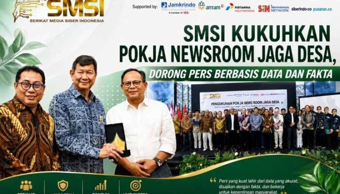 SMSI Kukuhkan Pokja Newsroom Jaga Desa, Dorong Pers Berbasis Data dan Fakta