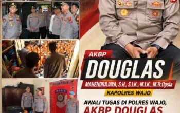 Awali Tugas di Polres Wajo, AKBP Douglas Mahendrajaya Cek Kesiapan Personel dan Fasilitas Mako