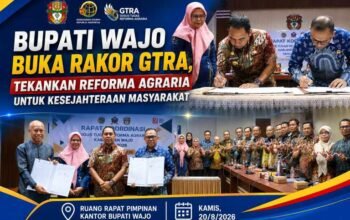 Madeceng ni, Bupati Wajo Buka Rakor GTRA, Tekankan Reforma Agraria untuk Kesejahteraan Masyarakat