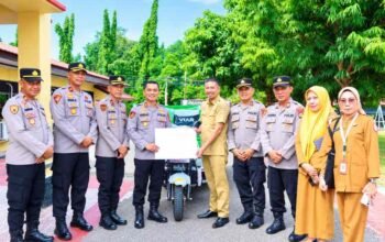 Bhabinkamtibmas Polres Wajo Jadi Penggerak Cinta Lingkungan, Dukung Gerakan PISOTA’