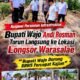 Respons Persoalan Infrastruktur, Bupati Wajo Andi Rosman Turun Langsung ke Lokasi Longsor Warasalae