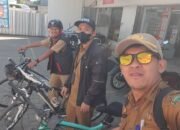 Kulle Angjari Contoh ! Di Tengah Kelangkaan BBM, Pegawai Diskominfo-SP Takalar Gunakan Sepeda ke Kantor