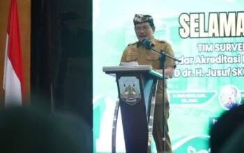 Akreditasi RSUD dr. H. Jusuf SK, Wagub Ingkong Ala Tekankan Mutu dan Keselamatan Pasien