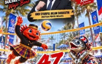 47 Hari Menuju Porprov Sulsel XVIII 2026, PBVSI Wajo Siapkan Semangat Raih Prestasi