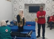 Sekretaris PMI Kota Makassar Hadiri ki Giat Rutin Donor Darah Bawaslu Sulsel 