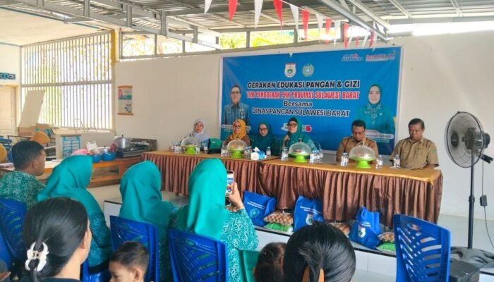 TP PKK Sulbar Kolaborasi Dinas Pangan Perkuat ki Edukasi Pangan dan Gizi di Desa Tobadak