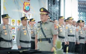 Kapolda Sulbar Lantik DirPamobvit, Sampaikanki 5 Pesan Inti Estafet Kepemimpinan Berintegritas