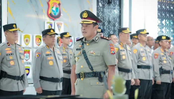 Kapolda Sulbar Lantik DirPamobvit, Sampaikanki 5 Pesan Inti Estafet Kepemimpinan Berintegritas