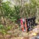 Mobil Damkar Bontomatene Terbalik di Tanjakan Tajuia-Kayu Bauk, 1 Orang Meninggal Tertindis