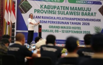 Sekda Sulbar Buka Pelatihan SDMP: Ilmu yang Didapat Harus ki Dipraktikkan, Bukan Sekadar Seremonial