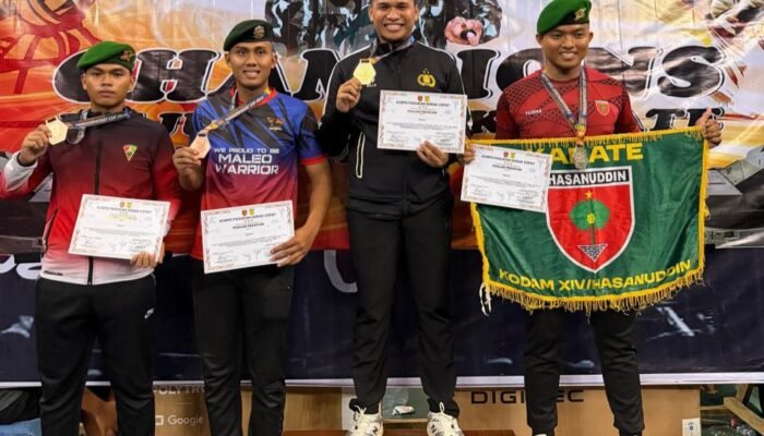 Sabet Emas di Pangkorpasgat Cup 2026, Briptu Muh. Risaldi Kembali Harumkan ki Nama Polda Sulbar