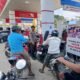 Polsek Majauleng Pantau SPBU, Antrean Pengisian BBM Berjalan Kondusif