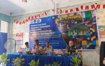 Kepsek UPTD SPF SMPN 37 Kota Makassar Ikuti ki Pembukaan & Penandatanganan Perjanjian Kerja Sama Program “Appaka Baji”