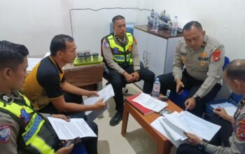 Jaga Akuntabilitas Penindakan Pelanggaran, Ditlantas Polda Sulbar Turun Langsung ki Bimbing Satlantas Mamuju Tengah