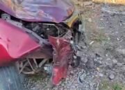 Mobil Terbalik di Balang Loe Jeneponto, Korban Dilarikan ke RS Lanto Dg Pasewang