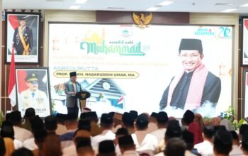 Menag Nasaruddin Umar Bawakan Hikmah Maulid di Sulbar, Gubernur Suhardi Duka Berharap ki Doa Bawa Kesejahteraan