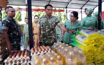 HUT TNI ke-81, Kodim 1409/Gowa Kumpulkan Ki 72 Kantong Darah dan Gelar Bazar Murah