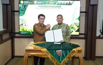 Dehh Pangdam XIV/Hsn Teken PKS Optimasi Lahan Rawa di Sulsel