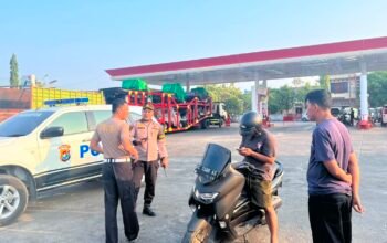 Cegah Keributan Antrean Solar, Polresta Mamuju Perkuat ki Patroli dan Koordinasi dengan SPBU
