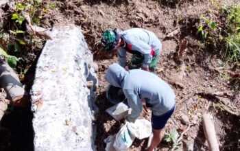 Dandim Gowa Apresiasi Gotong Royong TNI dan Warga, Jembatan Beton Garuda Capai 65 Persen