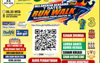 Catat ki, Ini Tanggal Pelaksanaan Bulukumba Smart Fun Run Walk 2026 Yang Digelar Fokusmaker
