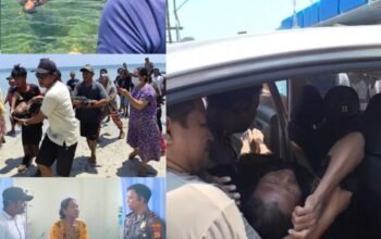 Cocok ki Tauwwa Mobdin Polsek Bontobahari Ikut Evakuasi Korban Tenggelam ke Puskesmas