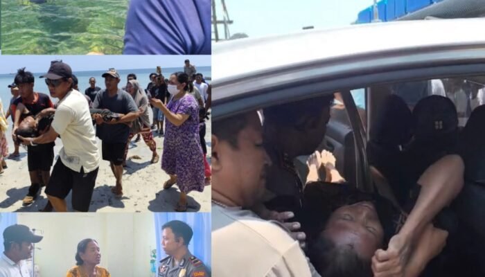 Cocok ki Tauwwa Mobdin Polsek Bontobahari Ikut Evakuasi Korban Tenggelam ke Puskesmas