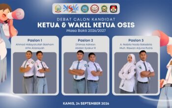 Tiga Paslon Adu Visi Misi, Debat Caketos SMAN 12 Sinjai Berlangsung Demokratis