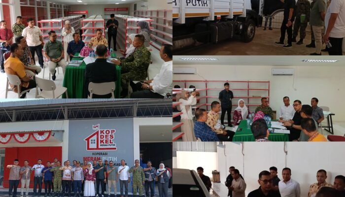 Sekda Makassar Didampingi Camat Tamalate Tinjau ki Koperasi Merah Putih Kelurahan Mangasa 