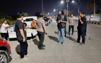 Patroli Hunting Tengah Malam, URC Polda Sulbar Perketat ki Pengamanan Kota Mamuju