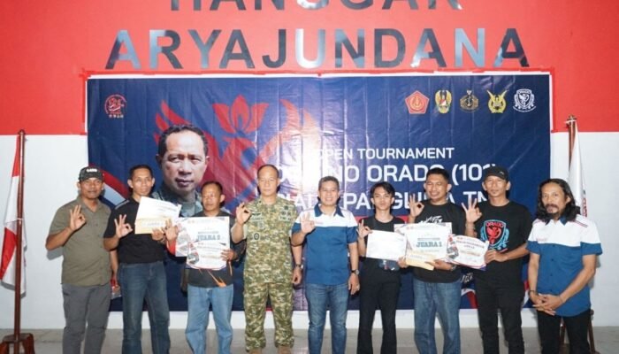 Turnamen Domino Orado Piala Panglima TNI di Kodim Gowa Sukses, Pasangan Aswar dan Muh FN Juara Satu