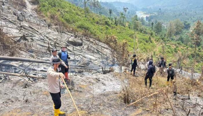 Karhutla Mengintai, Kapolres Mateng Minta ki Warga Tak Bakar Lahan