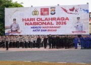 Pimpin Upacara HAORNAS 2026: Wakapolda Sulbar Ajak Personel Jadikan ki Olahraga Gaya Hidup