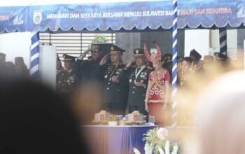 Kapolda Sulbar Hadiri ki Puncak Peringatan Hari Jadi Provinsi Sulawesi Barat ke-22